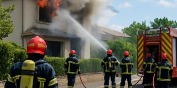 Guilherand-Granges : intervention de 20 pompiers pour un incendie résidentiel