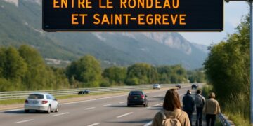 Fermetures nocturnes à venir sur l’A480 entre le Rondeau et Saint-Égrève, Grenoble.