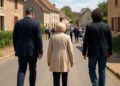 Visite de Bernadette Chirac dans nos départements avec David Douillet et Christian Karembeu.