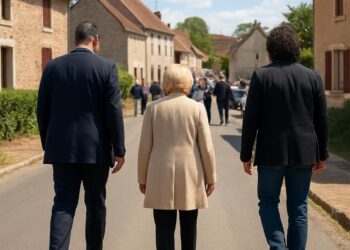 Visite de Bernadette Chirac dans nos départements avec David Douillet et Christian Karembeu.