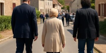 Visite de Bernadette Chirac dans nos départements avec David Douillet et Christian Karembeu.