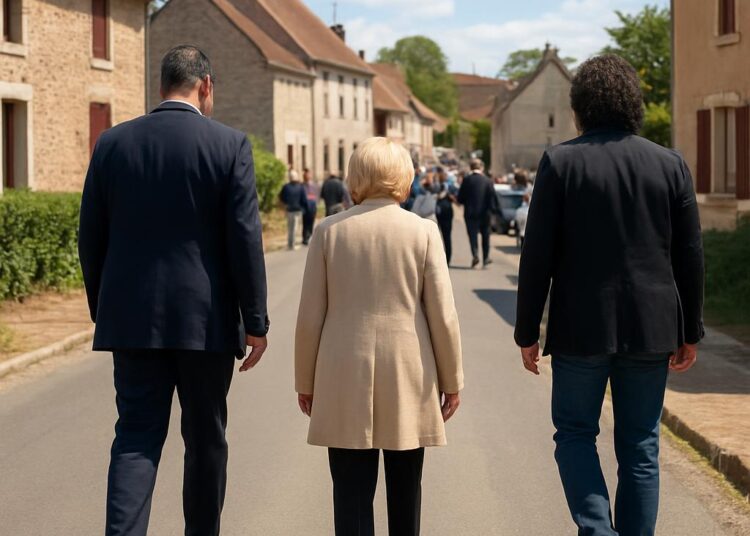 Visite de Bernadette Chirac dans nos départements avec David Douillet et Christian Karembeu.