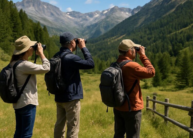 Abriès-Ristolas : Observation des oiseaux dans la réserve naturelle