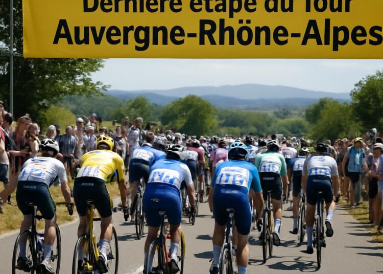 Dernière étape du Tour Auvergne-Rhône-Alpes : liste des coureurs restants.