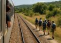 Voyage en train à travers les drailles de La Routo, d'Arles à l'Italie.