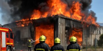 Carpentras : un incendie ravage un entrepôt de 350 m² dans le Vaucluse.