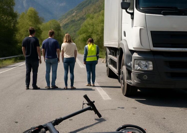 Hautes-Alpes : un accident mortel impliquant un trottinette et un camion à Aspres-sur-Buëch.