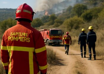 Renfort des pompiers dans le sud de la France : Drôme et Ardèche mobilisés.