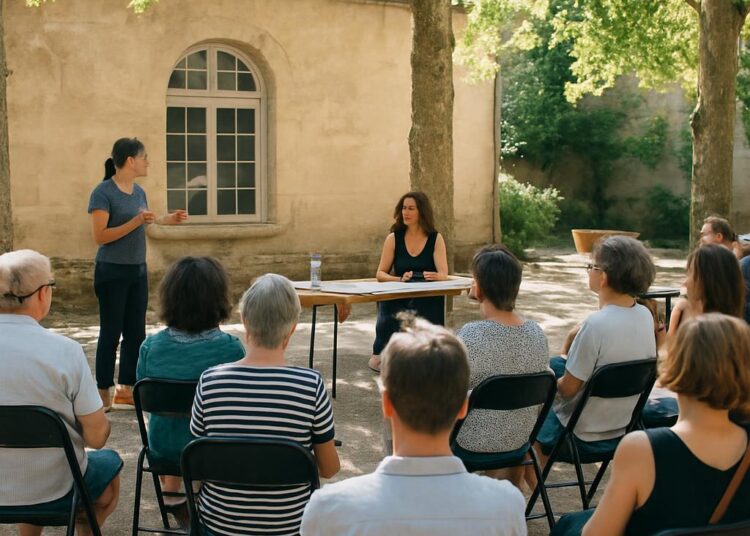 Événements gratuits à la Maison Jean-Vilar : ateliers et conférences au Festival d'Avignon.