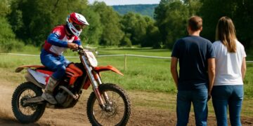 Ain - Parmilieu. Béatrice Girard, titrée championne de France en moto.