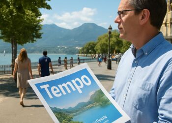 Pierre-Yves Bezat célèbre sa ville d'Aix-les-Bains à travers Tempo.
