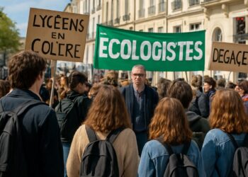 Valence : Les Écologistes critiquent Nicolas Daragon lors d'une mobilisation lycéenne.
