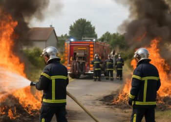 Saint-Jean-Chambre : deux incendies maîtrisés en simultané.