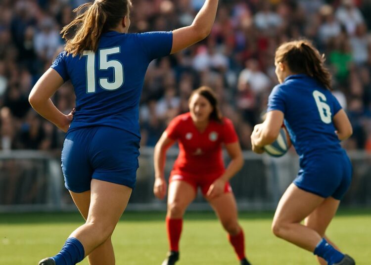 Rugby féminin : Feleu et Chambon brillent lors du match contre le Canada.