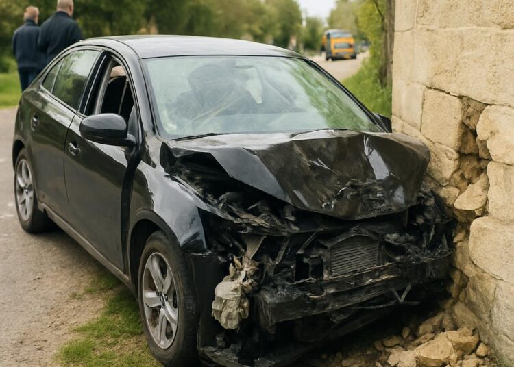 Ain : Un jeune conducteur gravement blessé après avoir heurté un mur.
