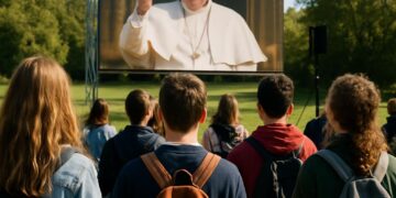 Spiritualité : des jeunes de la Drôme touchés par la veillée avec le pape Léon XIV.