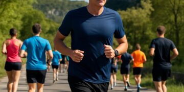 Course en Ardèche : Laurent Wauquiez participe au semi-marathon