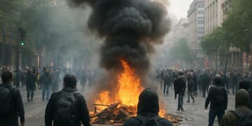 Valence en proie aux tensions urbaines : entre conflits et revendications.