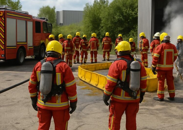 Intervention d'une trentaine de pompiers pour une fuite d'acide.