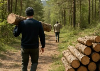 Alpes du Sud : Les risques d'amende liés à la collecte de bois en forêt.