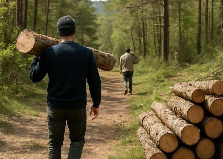 Alpes du Sud : Les risques d'amende liés à la collecte de bois en forêt.